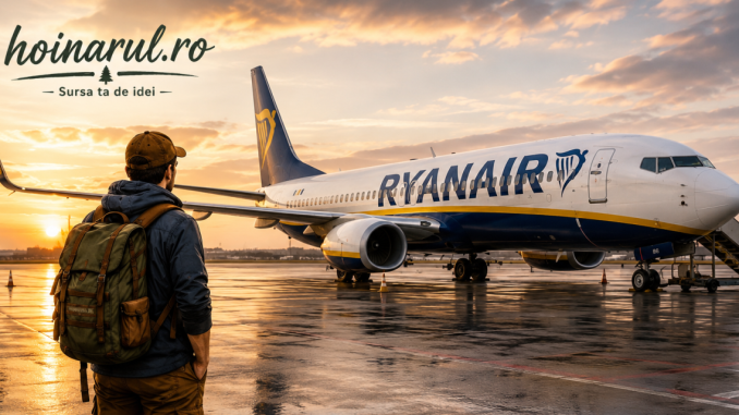 ryanair romania, reguli bagaje ryanair, dimensiuni rucsac ryanair, check-in online ryanair, taxe ryanair aeroport, ghid avion ryanair, trucuri bilete avion